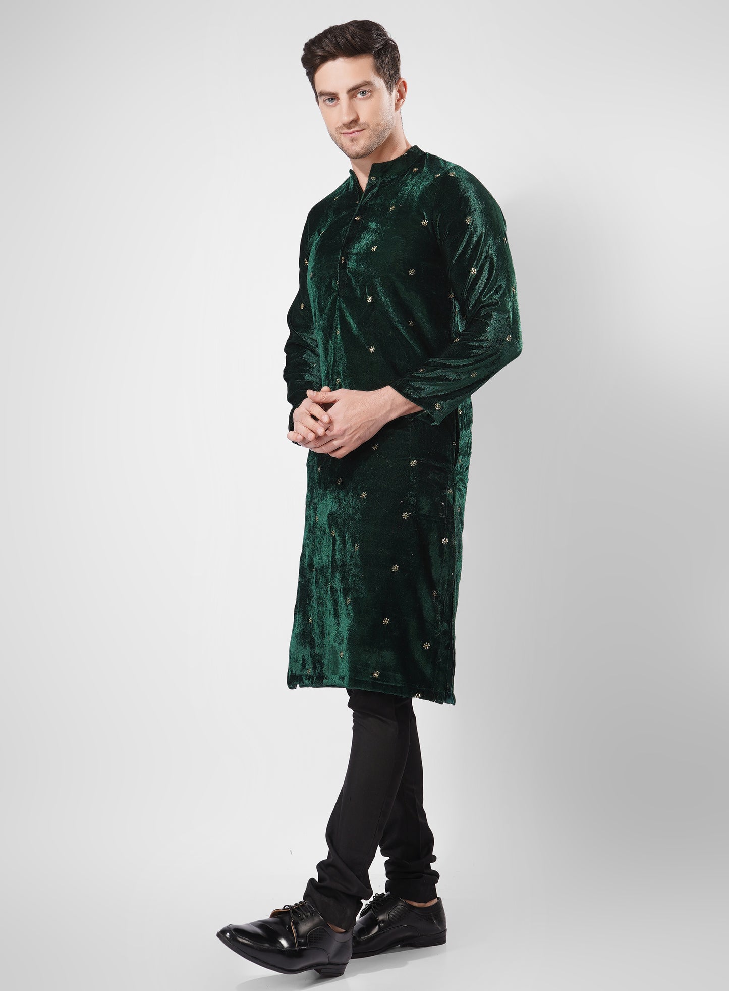 Men’s Velvet Kurta for Wedding & Festive Wear – Royal Ethnic Outfit