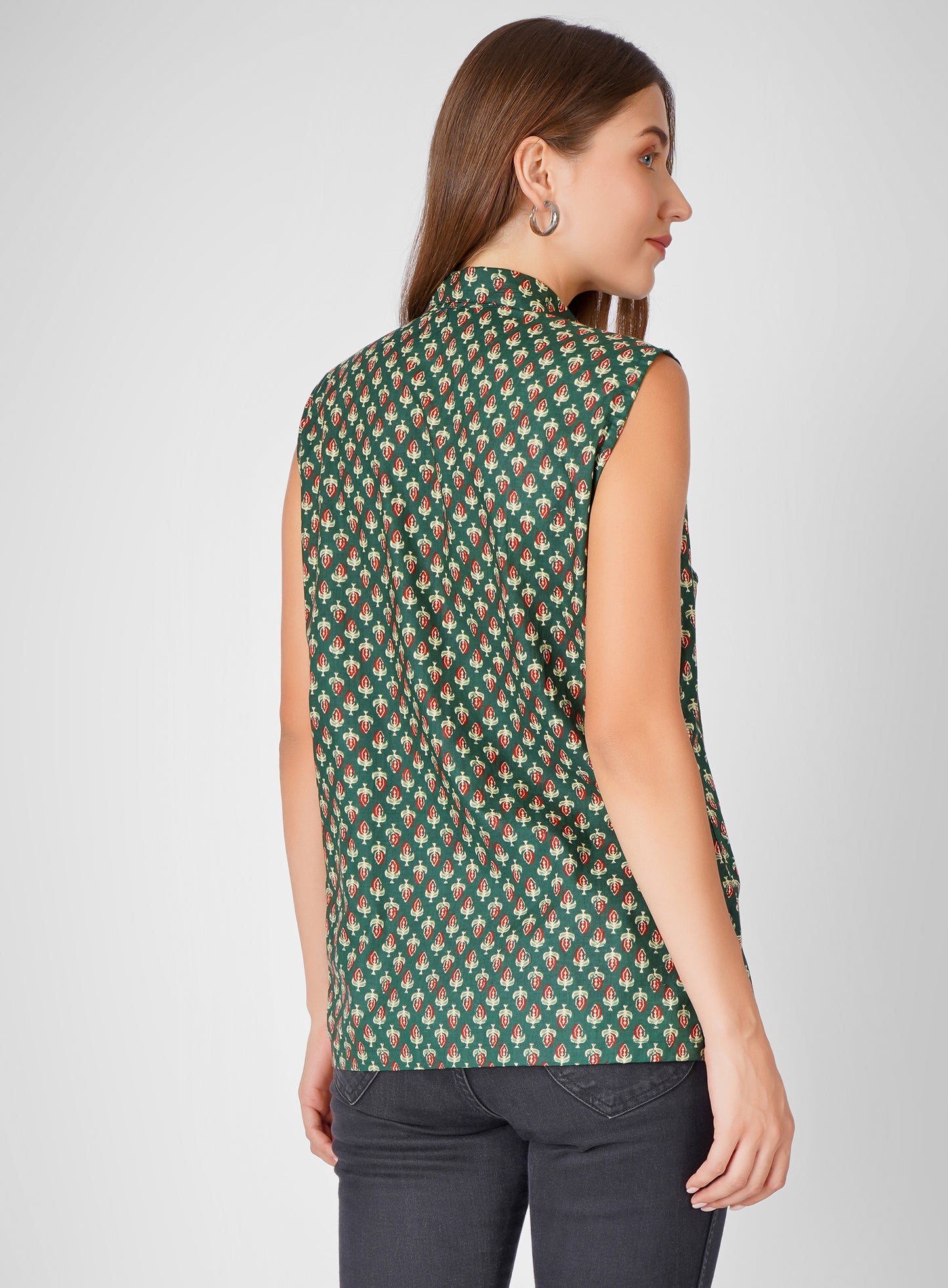 Cotton Relaxed Fit Shirt with Unique Design & Subtle Detailing