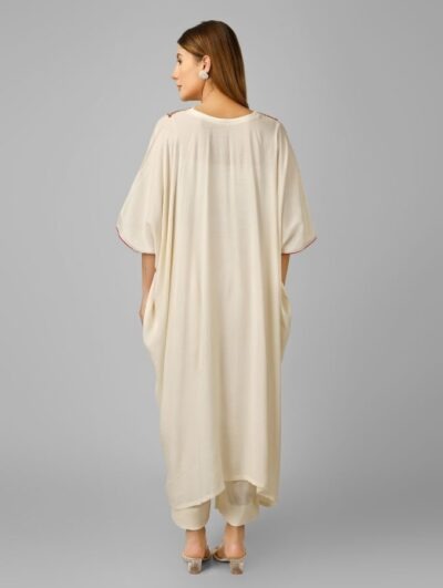 Designer Kaftan with hand work neckline