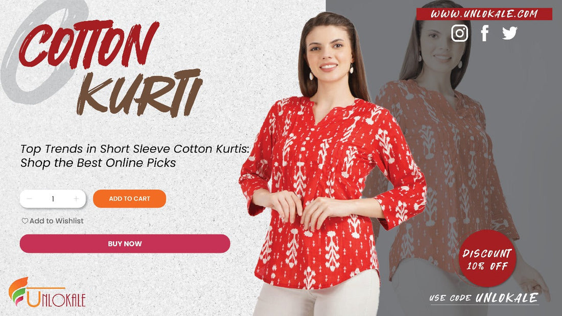 Top Trends in Short Sleeve Cotton Kurtis: Shop the Best Online Picks