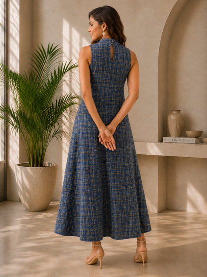 Women’s Summer Cotton Ankle-Length Maxi Dress | Breathable Casual A-Line Long Dress