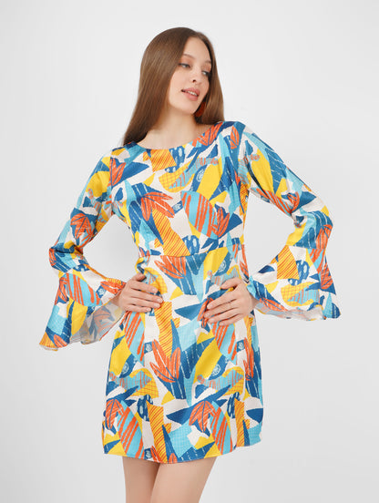 Trendy Satin Short Dress – Stylish & Comfortable Summer Wear