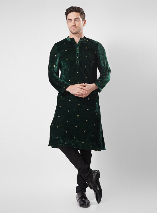 Men’s Velvet Kurta for Wedding & Festive Wear – Royal Ethnic Outfit