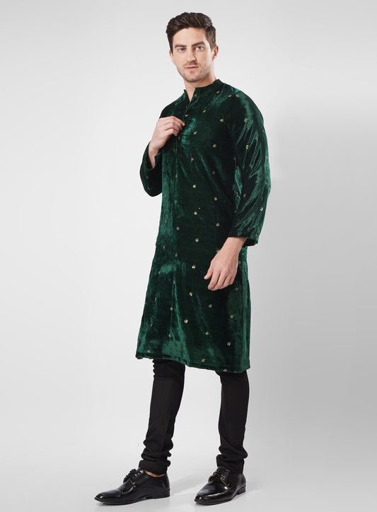 Men’s Velvet Kurta for Wedding & Festive Wear – Royal Ethnic Outfit