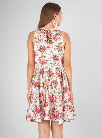 Summer Printed Short Dress – Stylish & Comfortable Warm-Weather Wear