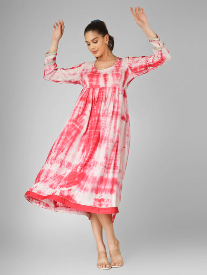 Drape yourself in festival magic — our Tie-Dye Dream floor-length backless dress flows like liquid sunset. Effortlessly elegant, bold, and unforgettable