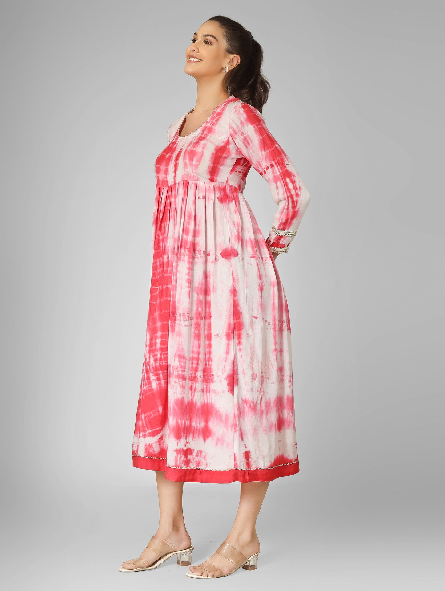 Drape yourself in festival magic — our Tie-Dye Dream floor-length backless dress flows like liquid sunset. Effortlessly elegant, bold, and unforgettable