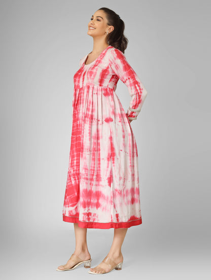 Drape yourself in festival magic — our Tie-Dye Dream floor-length backless dress flows like liquid sunset. Effortlessly elegant, bold, and unforgettable