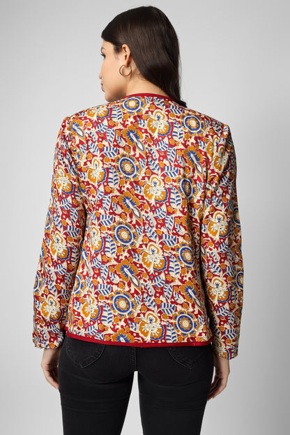 Kalamkari Heritage Print Designer Jacket