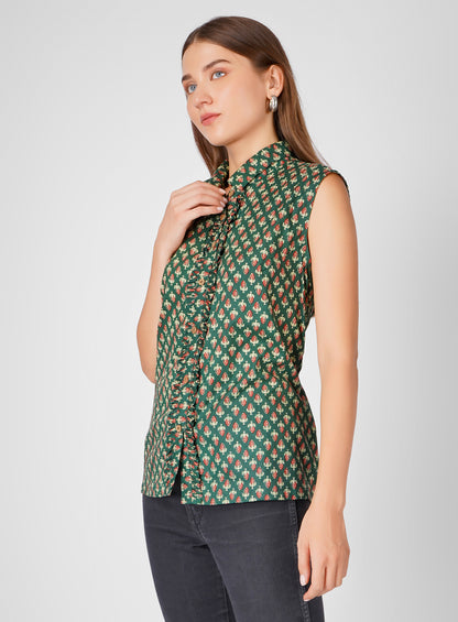 Cotton Relaxed Fit Shirt with Unique Design & Subtle Detailing