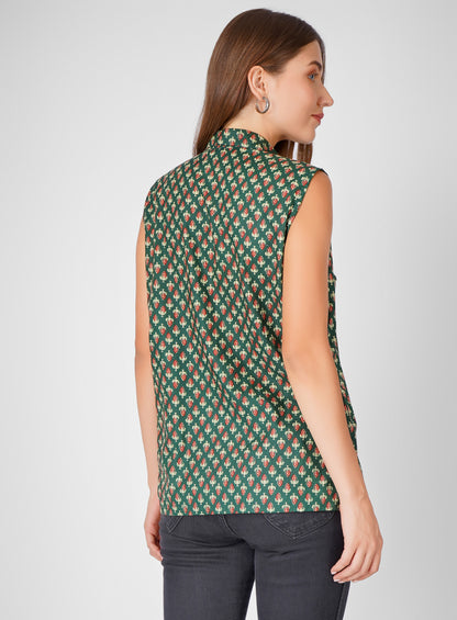 Cotton Relaxed Fit Shirt with Unique Design & Subtle Detailing