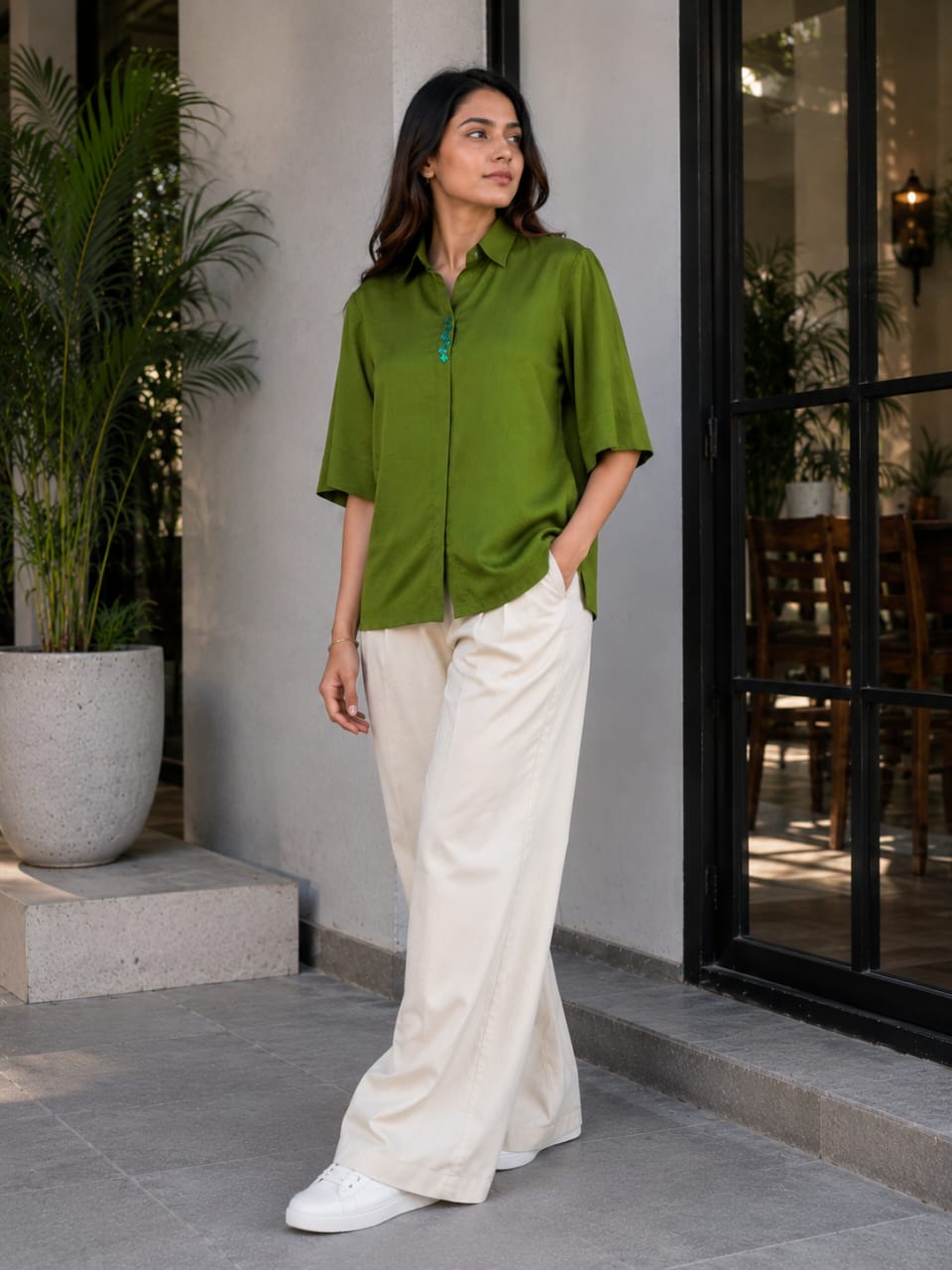 Women’s Oversized Casual Shirt | Relaxed Fit Shirt in Multiple Colours