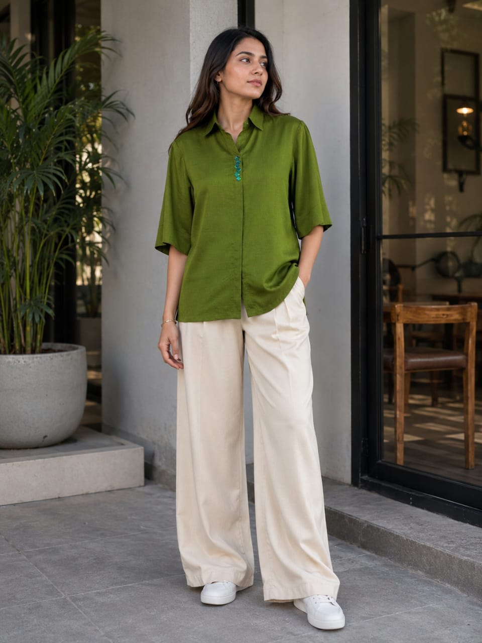 Women’s Oversized Casual Shirt | Relaxed Fit Shirt in Multiple Colours