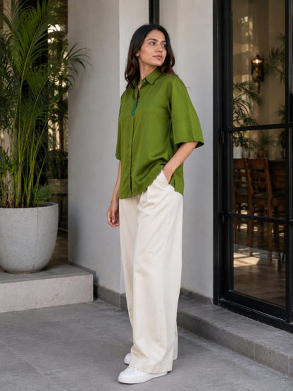 Women’s Oversized Casual Shirt | Relaxed Fit Shirt in Multiple Colours
