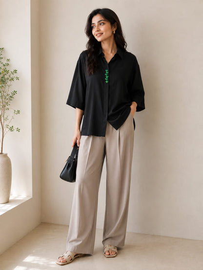 Women’s Oversized Casual Shirt | Relaxed Fit Shirt in Multiple Colours