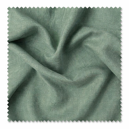 Brown Textured Cotton Linen A-Line Midi Dress