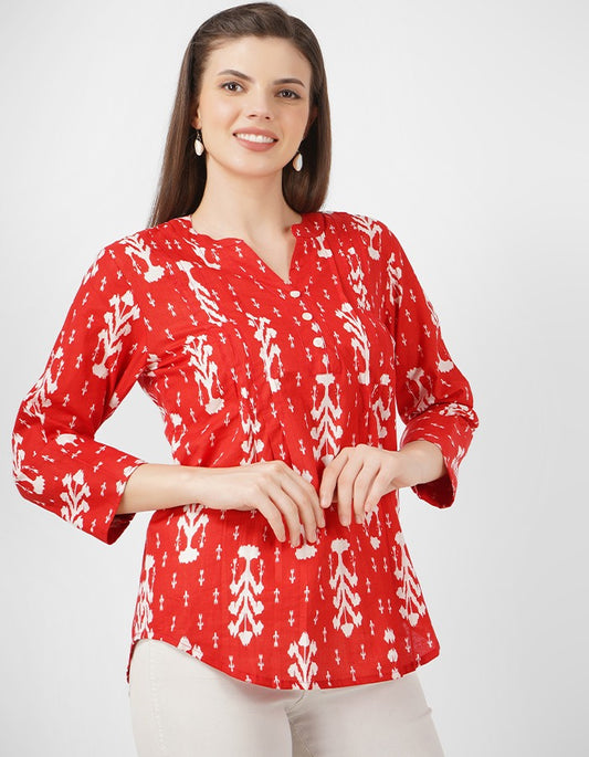 Cotton short kurti stylish wear for your summer casual wear and party wear
