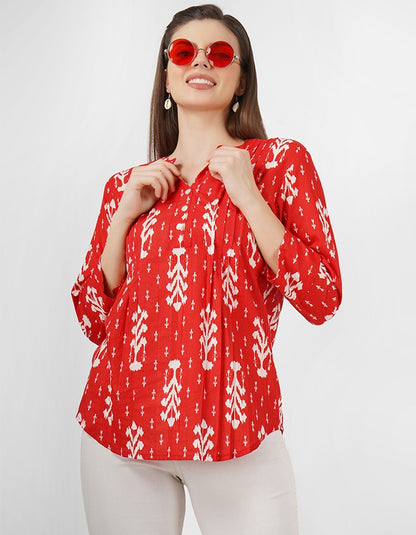 Cotton short kurti stylish wear for your summer casual wear and party wear