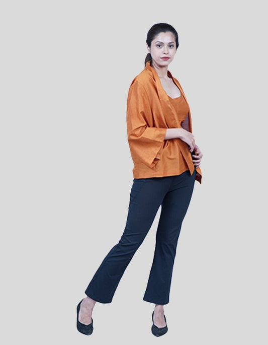 Free size drop shoulder Open Shrug with Bralette is perfect for party season and beach holidays