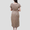 Buy Printed Cotton Dress with Collar Neck Online